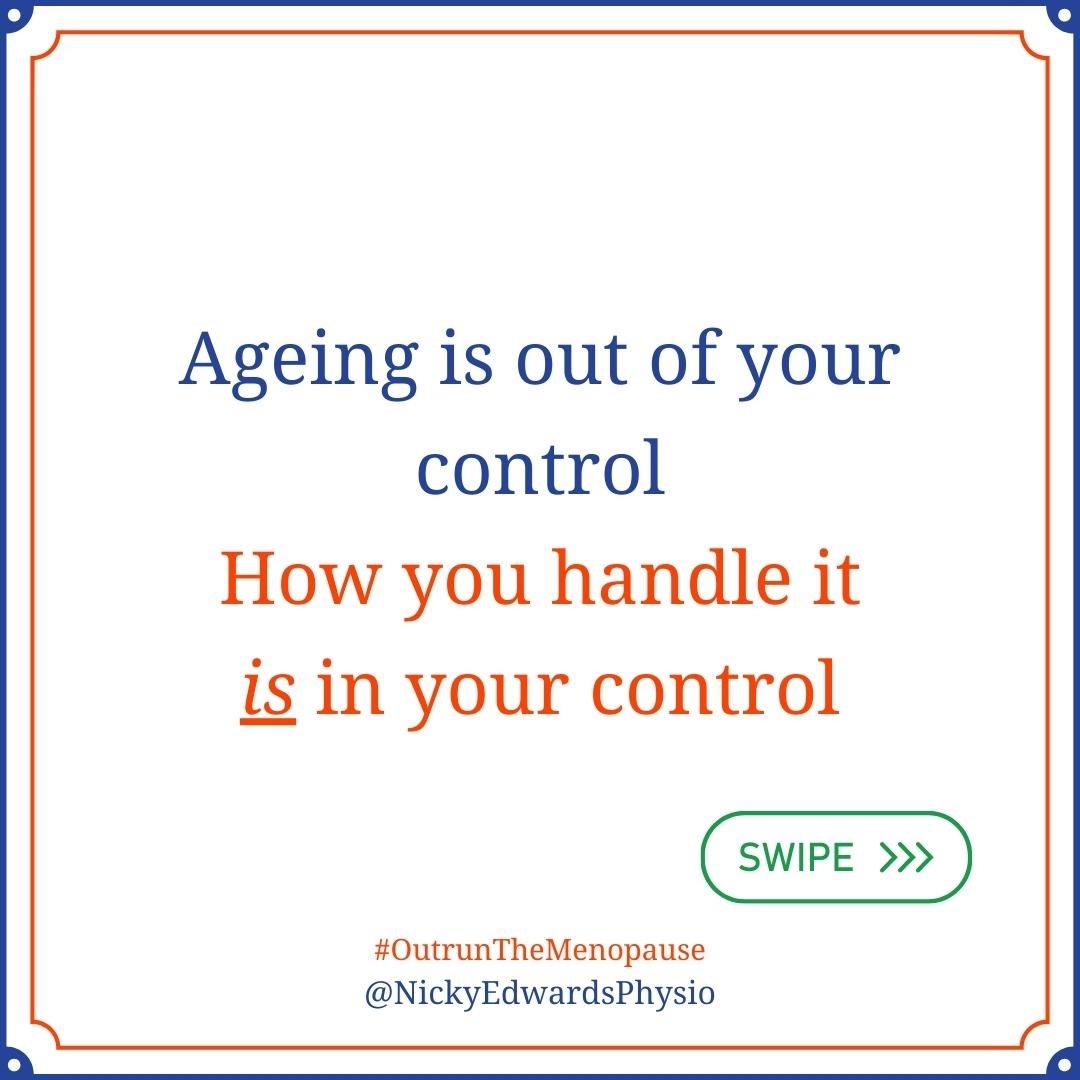 outrunthemeno's tweet photo. While I often joke that I’m going to age disgracefully - with a few too many curse words and more than a healthy appetite for gin, I am incredibly aware that what I do now and going forwards will significantly impact the quality and length of my life.

#OutrunTheMenopause #ageing https://t.co/nKNPBedvD1