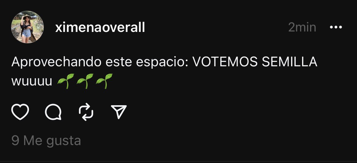 Mariia_Ximeena's tweet photo. Vamos a hacer spam en Threads también 😮‍💨🌱 https://t.co/8fLDg41KAx