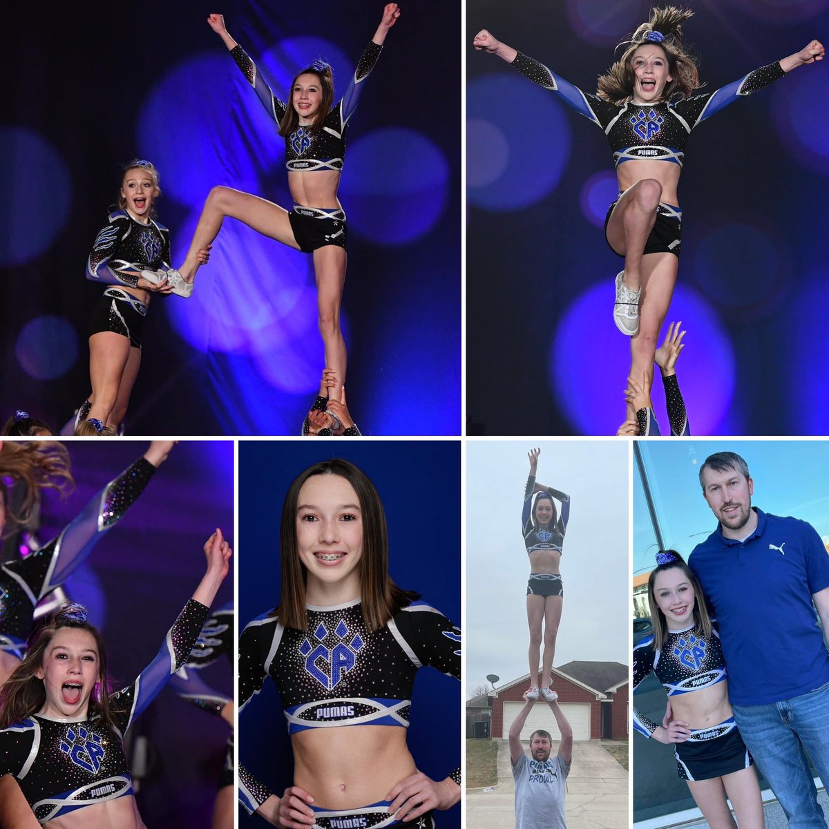 <a href="/ca_Pumas21/">CA Pumas</a> <a href="/CheerAthletics/">Cheer Athletics</a> My girl, Sophia, is a proud #PumasAlumni.
We loved cheering her on! We can’t wait to yell for our friend Kyla and all the other Pumas this year!
#PumasOnTheProwl #BigCatEnergy #NotTheShoes #TheWorldNeedsMoreCheer