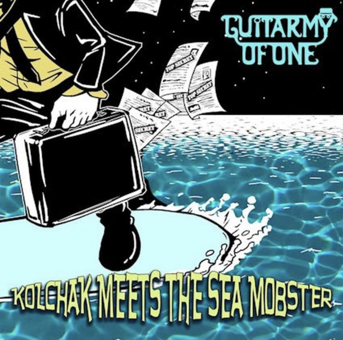 GuitarmyOfOne's tweet photo. Brand new music out now on Bandcamp, Spotify, Apple Music etc The new single ‘Kolchak meets the Sea Mobster’ 
#streamitnow #downloaditnow #guitarmyofone #kolchak #secretagent #spysurf #surfspy #instrumentalmusic #acousticore https://t.co/1VraoI3YQf