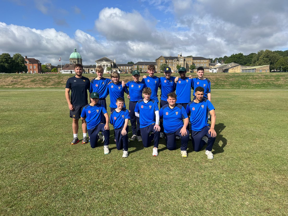 DSCC1847's tweet photo. A fantastic 3 day tour of Cricket for the u15s. Started by watching OD Jonny Bushnell at Edgbaston on Sunday, followed by 3 days play with @HaileyburySport @StPetersYork &amp; @TrentSport in fantastic surroundings. Just back in time for Speech night! 🏏 https://t.co/6Zwj4dsZ2u