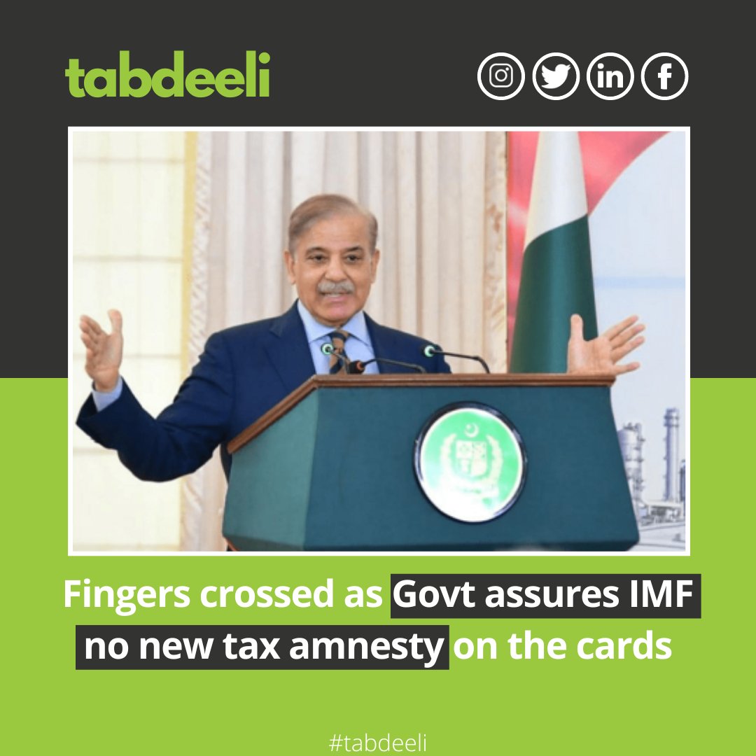 Tabdeeli_'s tweet photo. PM #ShehbazSharif expressed the hope that the $3 billion short-term bailout for the country would be given final approval by the Intern­ational Mone­tary Fund board when it meets on July 12 and vowed to fulfill all commitments made to the lender.
#tabdeeli #Pakistan #IMF https://t.co/R4Y4AcSoZT