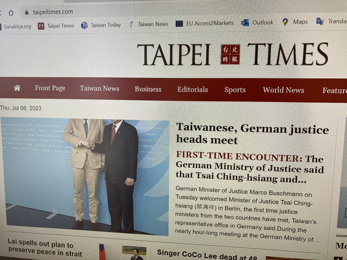 jktala's tweet photo. Excellent headline by #taipeitimes https://t.co/hZno8doBCv