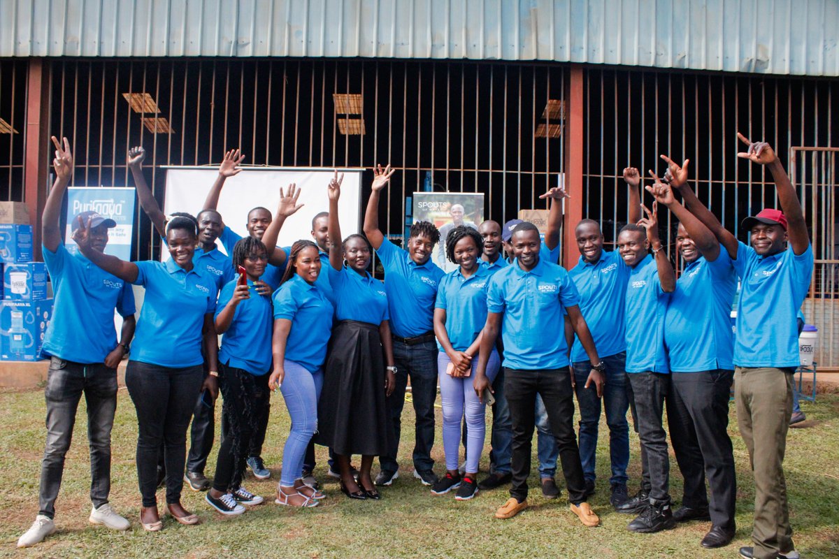 spoutsofwater's tweet photo. 🎉 High-fives, laughter, and meaningful conversations - that's how we rolled at our town hall meeting in Nakawuka factory. 
#change #SPOUTSTownHall #Change #Team #Cleanwaterforall https://t.co/VFSWCfYxOH