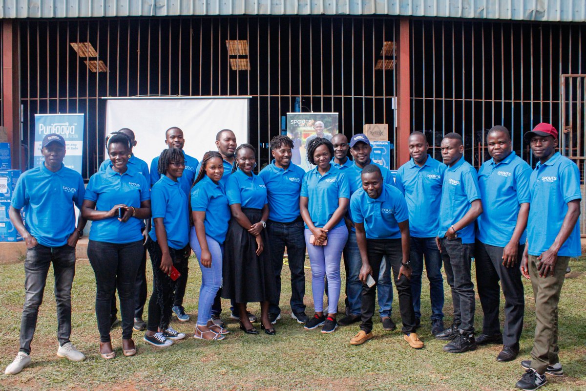 spoutsofwater's tweet photo. 🎉 High-fives, laughter, and meaningful conversations - that's how we rolled at our town hall meeting in Nakawuka factory. 
#change #SPOUTSTownHall #Change #Team #Cleanwaterforall https://t.co/VFSWCfYxOH