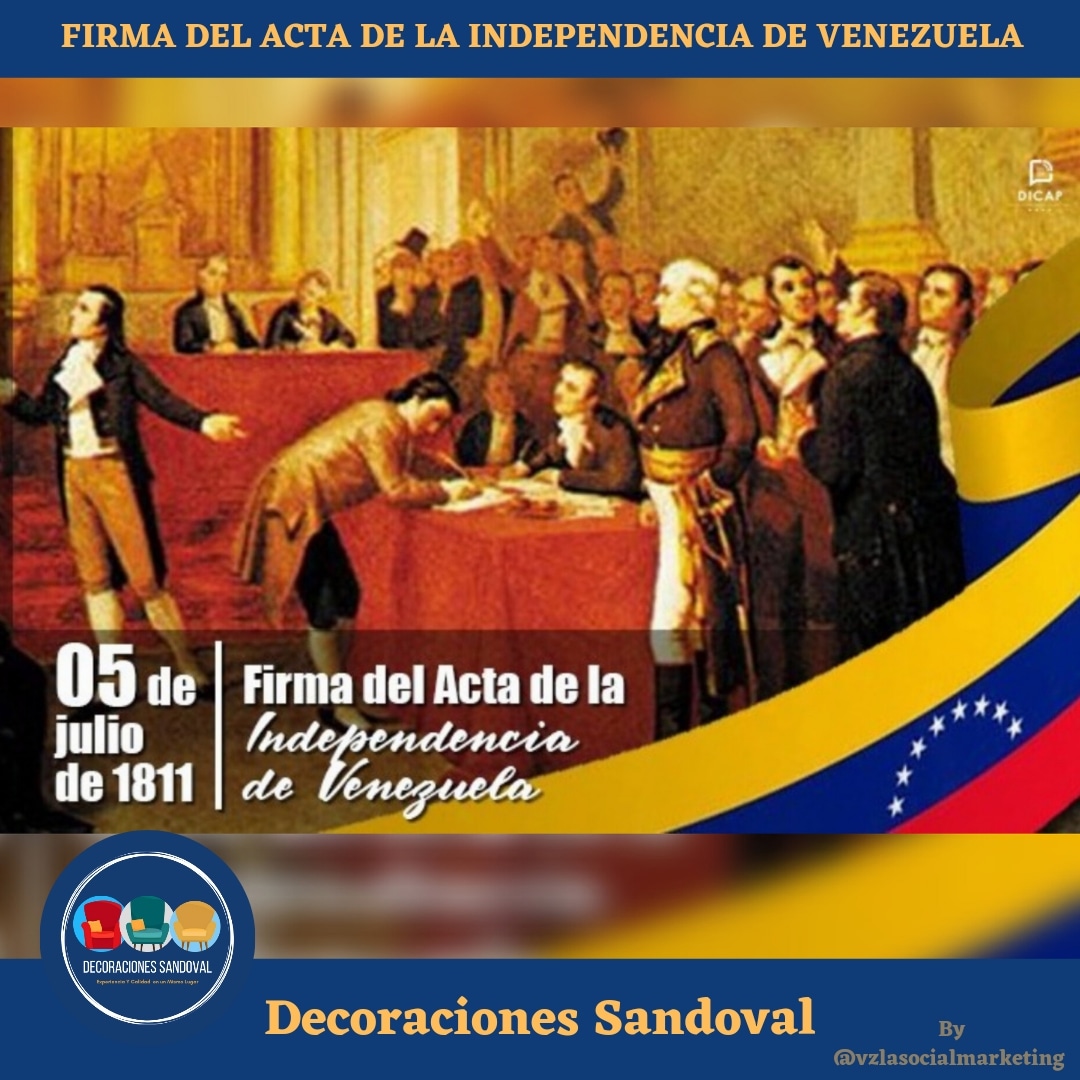 Firma del Acta de la Independencia 🇻🇪