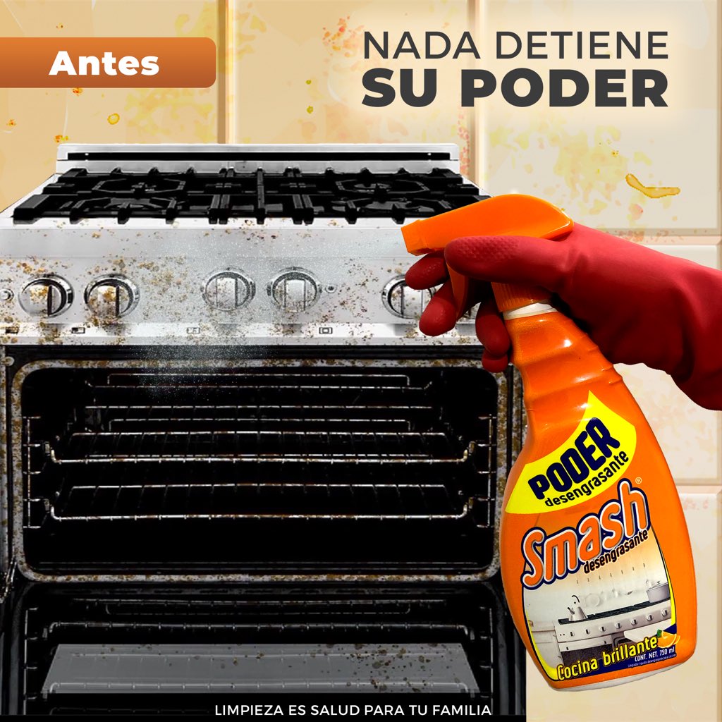 GrupoClarasol's tweet image. No esperes más y prueba el máximo poder  de #SmashDesengrasante, devuelve el brillo a cualquier superficie.
.
Disponible en Amazon: 
amazon.com.mx/Smash-Desengra…
.

#limpiezaprofunda #limpiezahogar #limpiezadelhogar #limpiezadeoficinas #ordenylimpieza #limpiezainterior #superficies