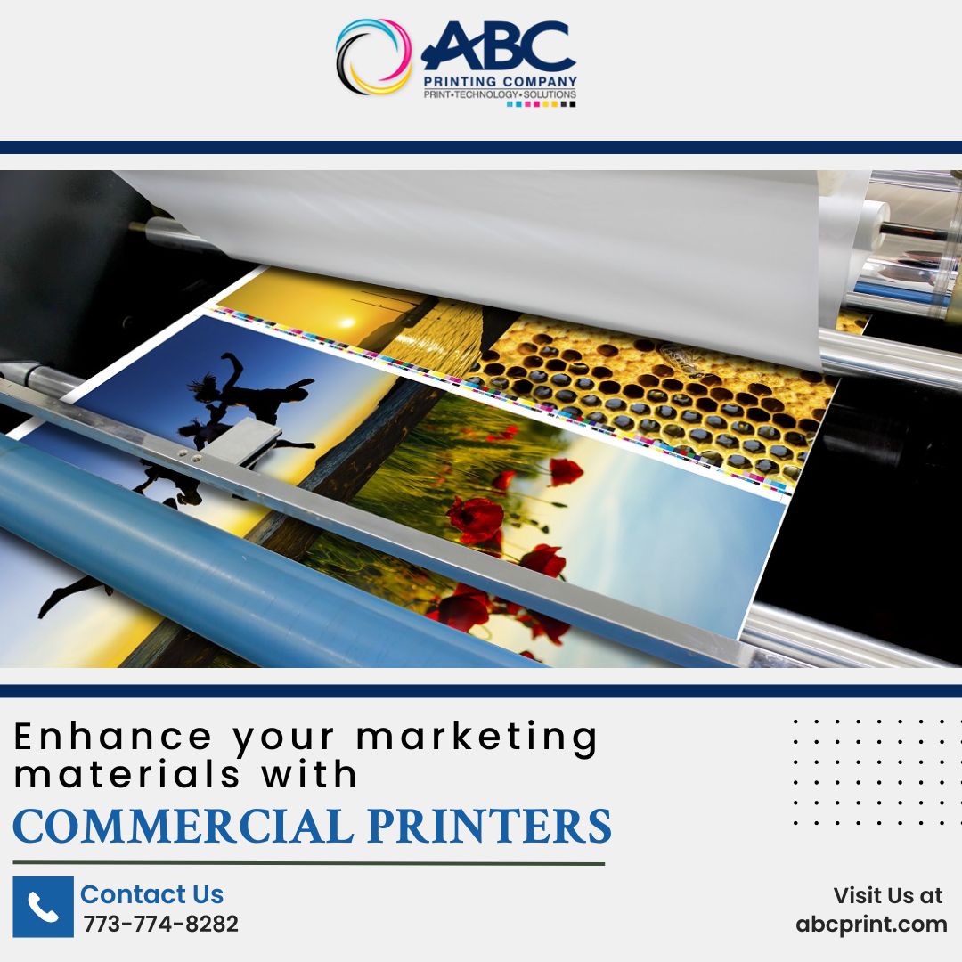 ABC Printing Company is your one-stop destination for all commercial printing needs. Our professional printing services are tailored to meet your business requirements. Choosing ABC Printing Company as your Chicago commercial printer is the right move. 
🌐:bit.ly/3Nxmt5a