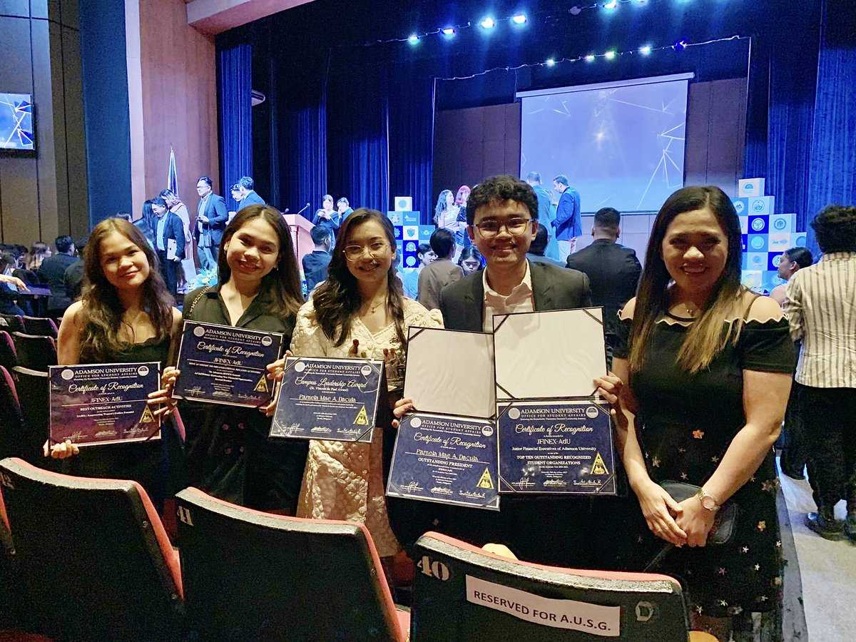 JFINEXAdamson's tweet photo. What a momentous day for the organization during the 2023 Student Awards. Definitely, one for the books 💫

#JFINEXcellence
#JFINextLevel
#MasFinanceSaya
#Resonancia https://t.co/HJ2yImwJqv