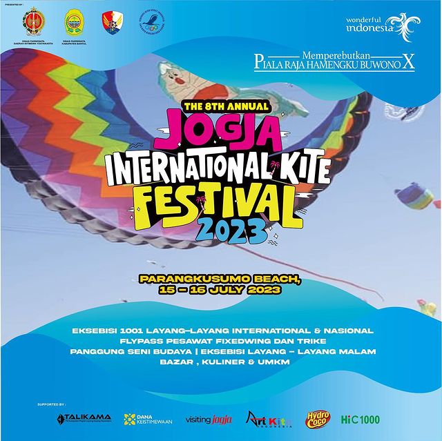 kota_jogja's tweet photo. Jogja International Kite Festival 2023 ada lagi nih!
Kuy ikutan lomba layang-layang dan lomba fotonya!
Wajib bawa pasukan yang banyak kalo ke sini!!
📍 Parangkusumo beach
📅 15-16 Juli 2023
Source @visitingjogja
#kotajogja #kotajogjacom #visitingjogja #JIKF #eventjogja #bantul https://t.co/5xYbUvQ2du