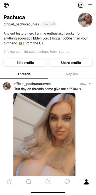 Come give me a follow on threads 😌❤️ https://t.co/KDpCkxvnyK