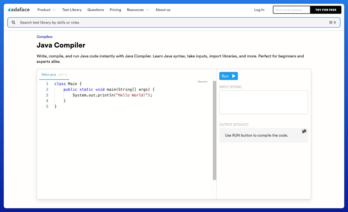 sidgunti's tweet photo. Coding tests @AdafaceHQ are powered by our in-house built compiler engine. (46+ compilers)

Today we are releasing access to our compilers. 😄

Write, compile and run programs in popular programming languages.

Super excited to have this out there. 🚀 https://t.co/7Pe08pUGxS