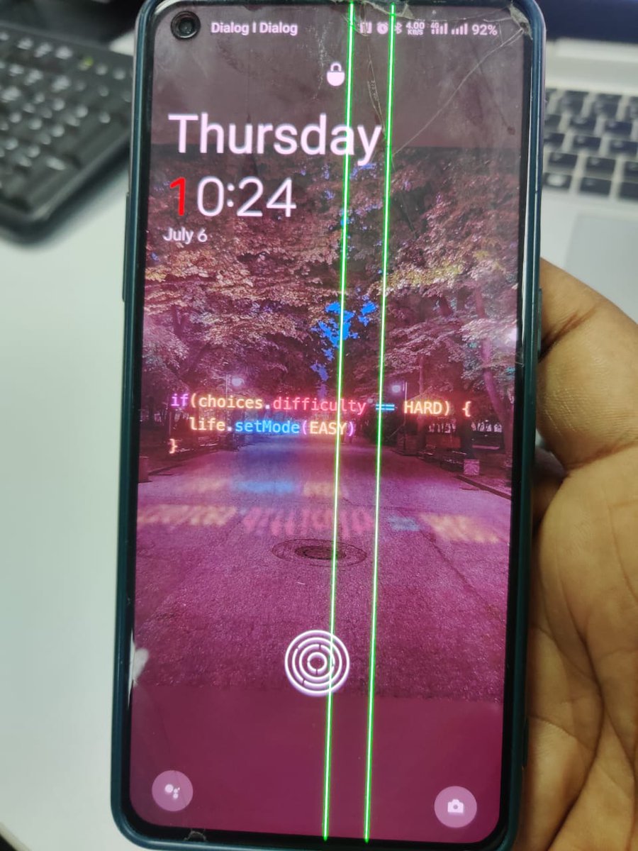 iamarshrx's tweet photo. @oneplus @OnePlus_Support I'm facing a persistent green line issue on my OnePlus 8T after updating to Oxygen OS 13.1. It's frustrating and affecting the display. Can you please provide any solutions or assistance? #OnePlus #GreenlineIssue #OnePlusSupport https://t.co/0tzyRLJJIq