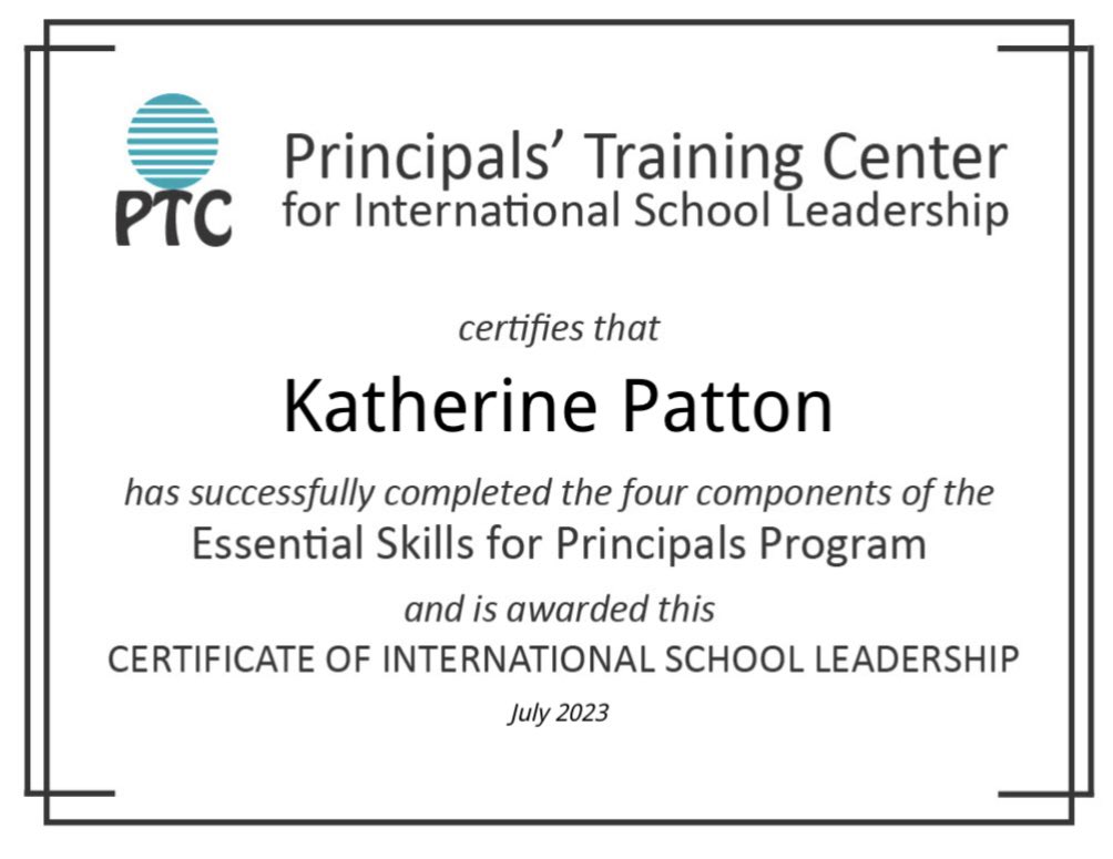 kmpatton3's tweet image. Thanks to my family and my school for their support. And of course @the_ptc1 for the amazing learning experience!