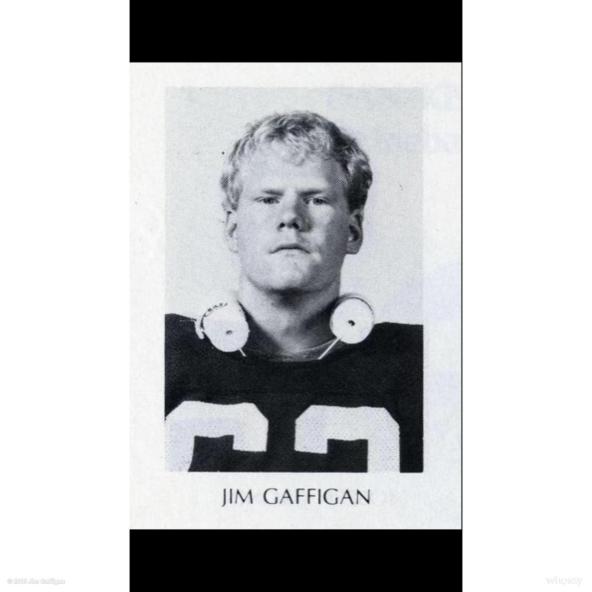 Jim Gaffigan was a star football player in high school and played at @Purdue & @Georgetown. #InterestingFacts @JimGaffigan #dontjudgeabookbyitscover #wellmaybealittle https://t.co/BFQv6pbOkY