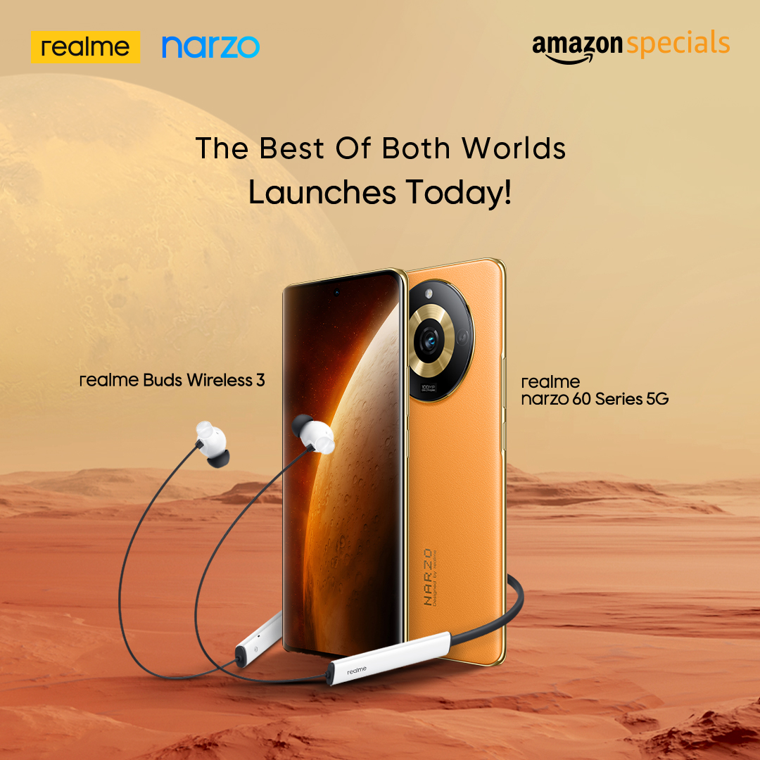 realme narzo India tweet media