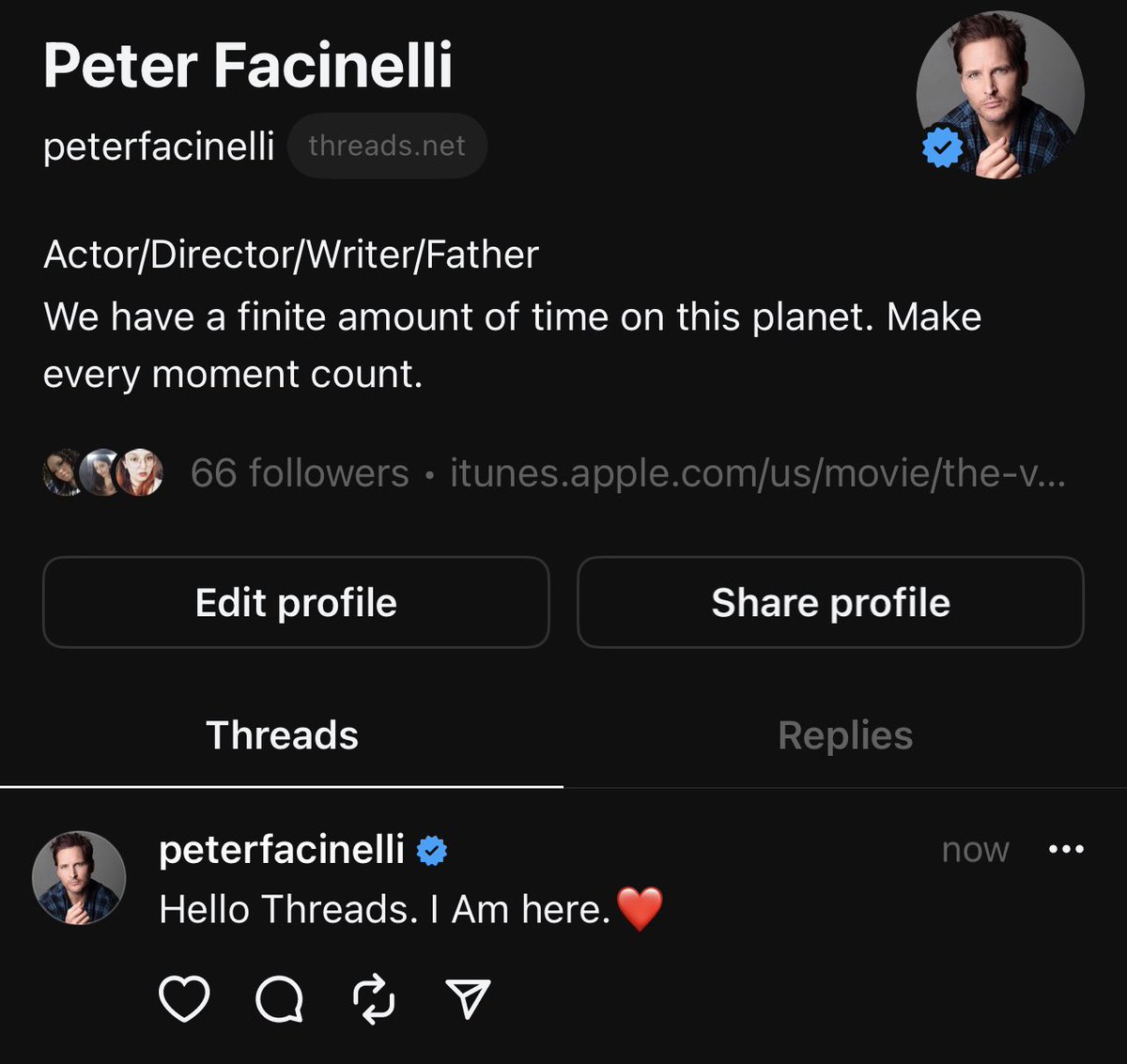 Peter Facinelli tweet media
