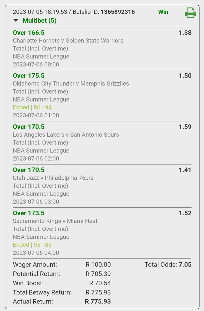 RickyMkhonto77's tweet photo. Thank you all once again for trusting me with your money and for following me. It means a lot. We should have boomed 3 tickets. But it's cool. A win is a win. It's better than nothing. 🙏🏽😉 A profit was made, and we live to fight another day.🤙🏽
It's a boom!💥🥳 https://t.co/zSOpSCBZSE