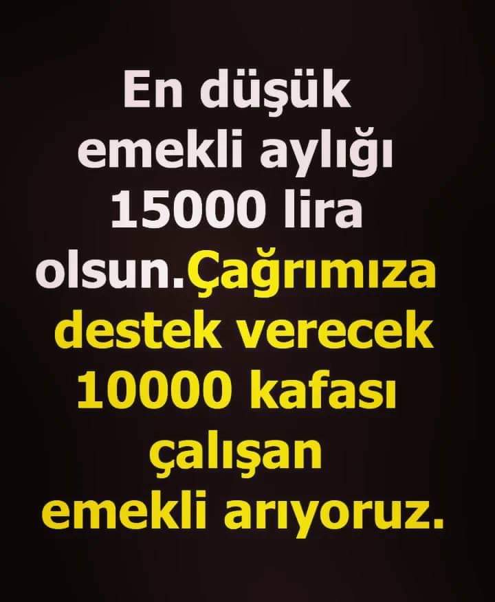 # Emekli bu ülkede aynı enflasyona maruz kalmıyor mu ?   #emekli ye niye % 19 zam biri bana bunu açıklasın...
Memura %70-80  asgari ücretliye % 34 zam emekliye niye  % 19 be aq’larım ?