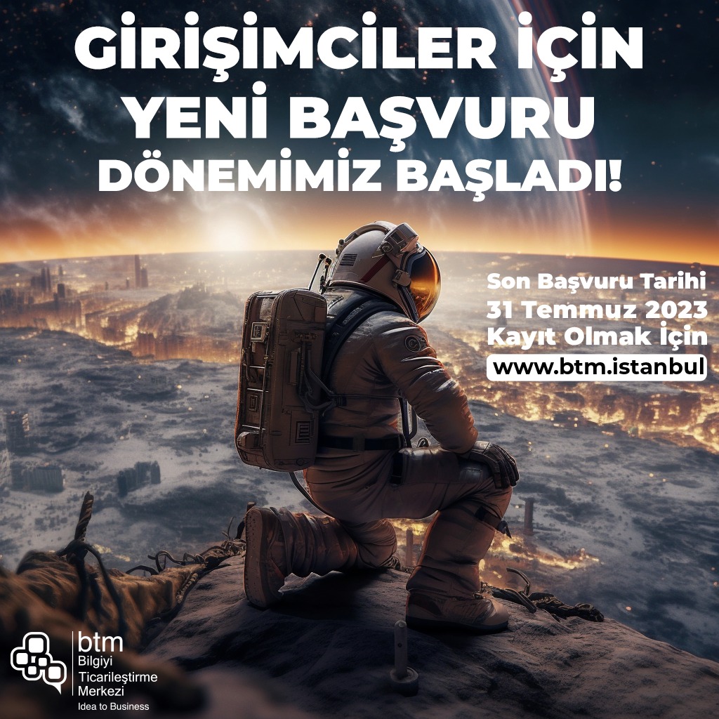 Yaş ve sektör sınırlaması olmaksızın girişimcilere ücretsiz destek veren BTM, her seviyeden girişime uygun programlarıyla, yeni girişimci adaylarını bekliyor! Başvurmak isteyen adaylar, kendilerine en uygun programı seçerek btm.istanbul/programlar adresinden başvuru yapabilirler.