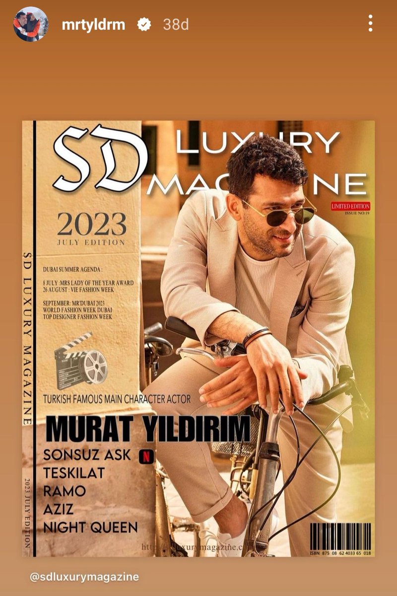 #MuratYıldırım 💫 #fashionmagazine #sdmagazine #sdluxurymagazine