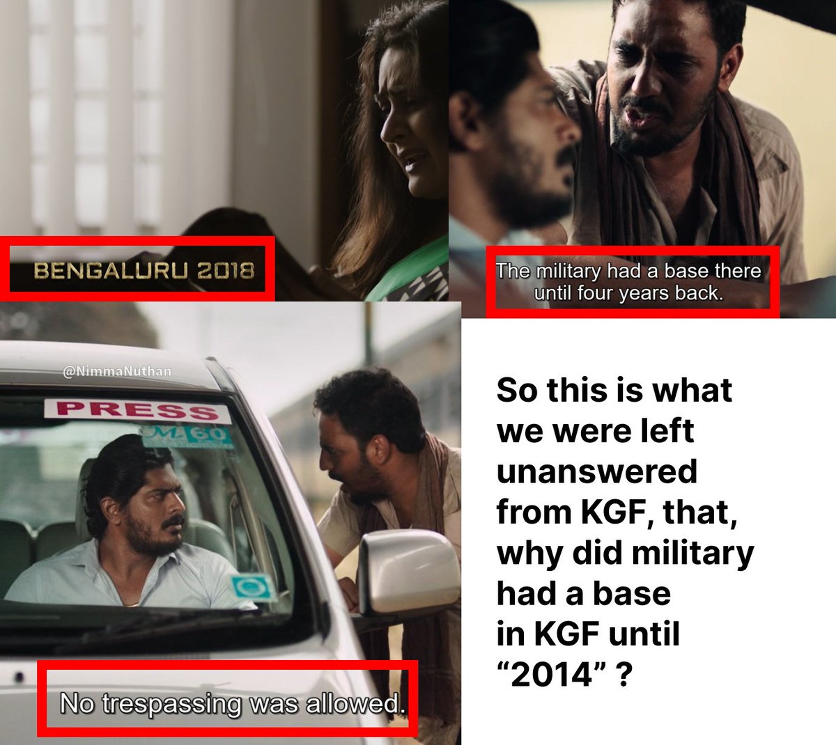 nuthannnnnn's tweet photo. 🚨 THREAD ALERT 🚨

MASSIVE hints relating to #Salaar × #KGF 

#Prabhas𓃵 #YashBOSS𓃵 #PrashanthNeel #HombaleFilms #SalaarTheSaga

(1/5) https://t.co/Y5XyXEG3J6