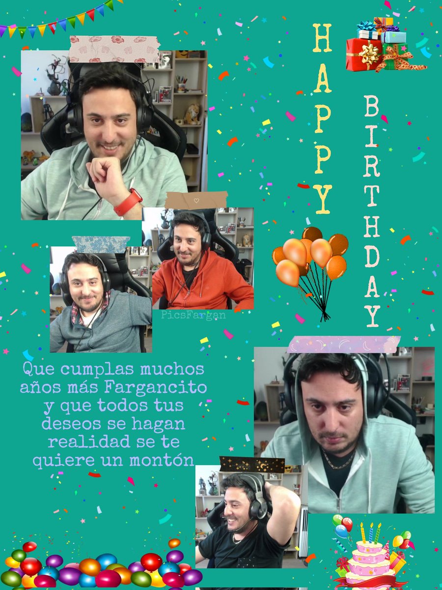 PicsFargan's tweet photo. Muchas felicidades ratón que cumplas muchos más y que tus deseos se cumplan se te quiere mucho @xFaRgAnx 🧡
#38AñosDeVacaciones https://t.co/6T1RC3ylbR