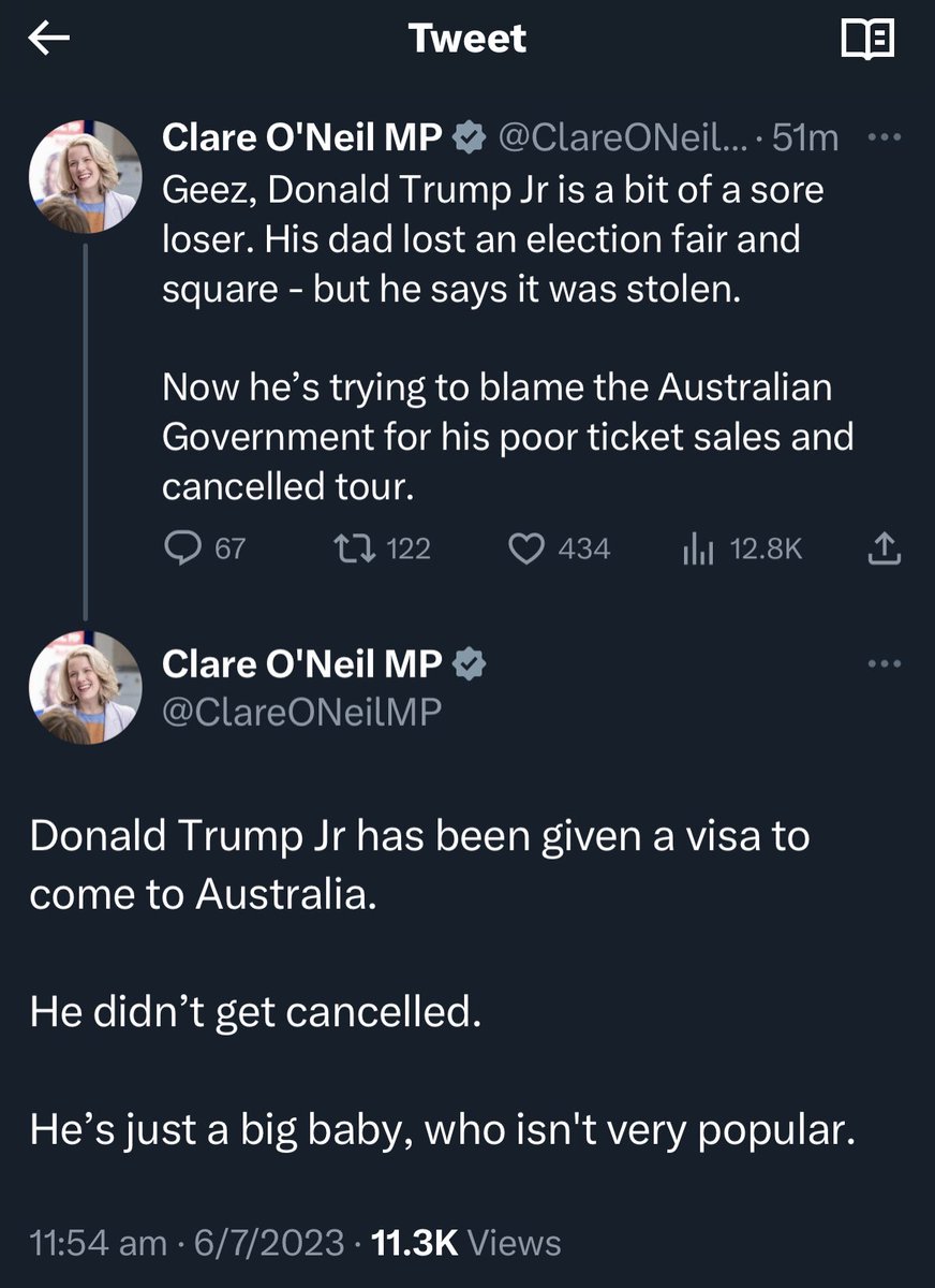 senatorbabet's tweet image. Looks like we've got a 'Karen' as Minister for Home Affairs.