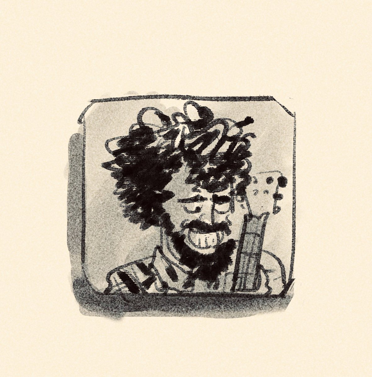 新しいSNSが盛り上がるたび、記憶の端にちらつく、もじゃもじゃの人

#1日1絵 https://t.co/iS88EMn6m3