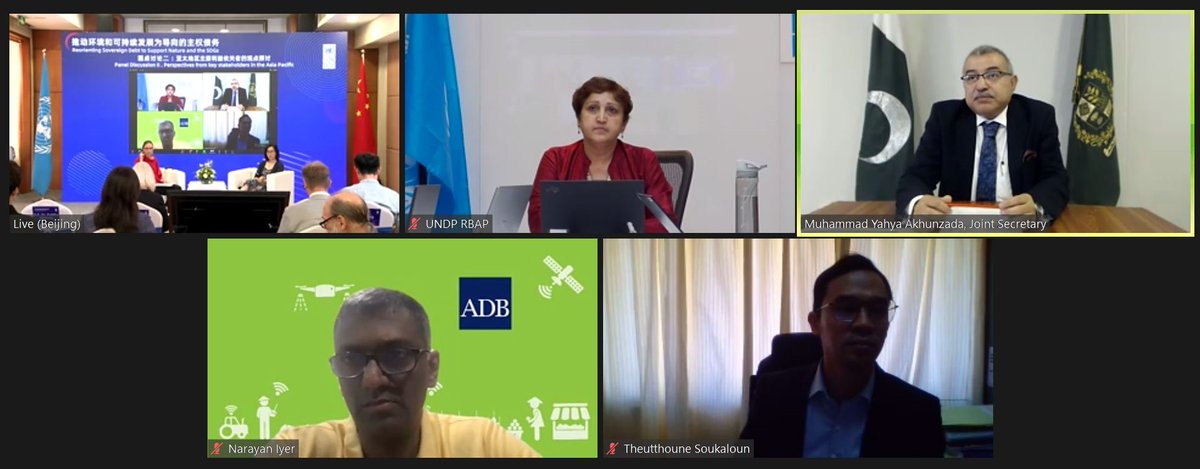 (2/2) During the session, <a href="/GovtofPakistan/">Government of Pakistan</a> @eadgop Joint Secretary <a href="/MYahyaAkhunzada/">Yahya Akhunzada</a> highlighted how Pakistan's fiscal constraints necessitate innovative #Fin4Dev solutions to boost investments in #SDGs for sustainable &amp; inclusive development.
