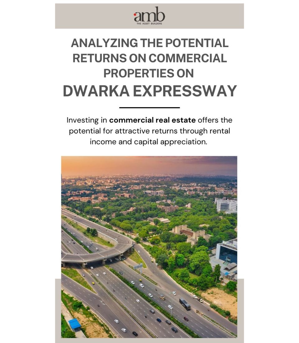 AMB__Group's tweet photo. Analyzing the Potential Returns on Commercial Properties on Dwarka Expressway..
#AMBGroup #ambgroup #PotentialReturns #DwarkaExpressway #commercialrealestate #capitalappreciation https://t.co/7TxmIyTsq6
