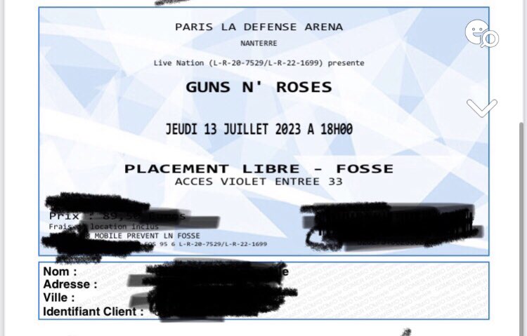 PeneloppeJoker's tweet photo. 50€ la place- 2 places disponibles - https://t.co/7Bn87KllzN