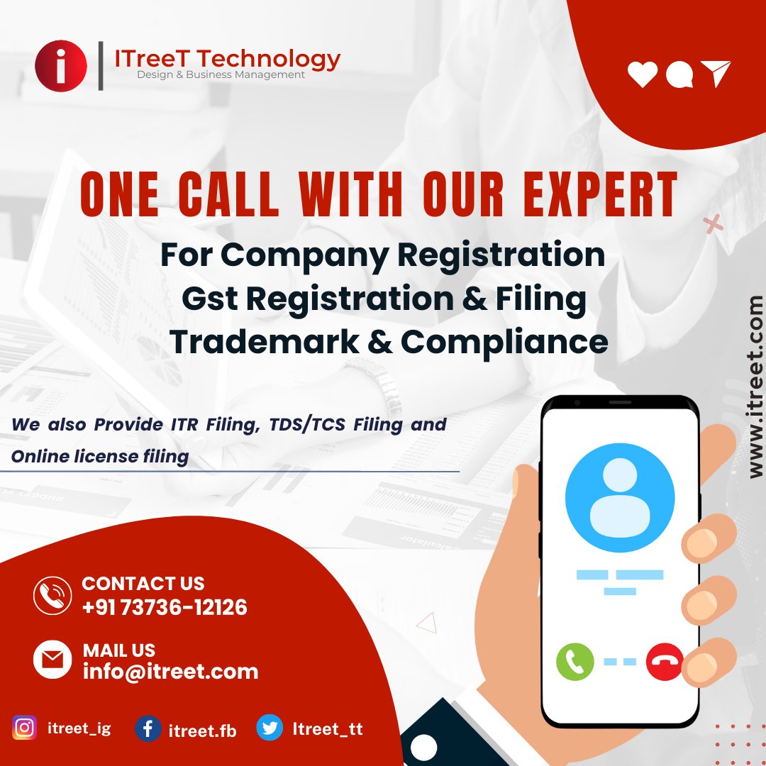Itreet_tt's tweet image. 🙂Let our expert take care of your filing.

#incometax #itreturnfiling #incometaxindia #income #gstreturn #itreettechs #itreettechnology #itreet #filing #startup #businessconsultant #businessmanagement #accountsmanagement
