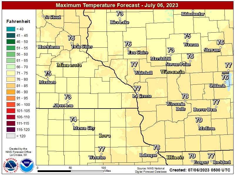 Good Morning SE Minnesota!

Fantastic weather on tap today!

Mostly sunny region-wide, with highs in the mid-70s. Northwest winds 5 to 10 mph.

#MNwx #WIwx #IAwx #RochMN #Rochester #Austin #Minneapolis #EauClaire #Mankato #MasonCity #LaCrosse https://t.co/69tyoc8ViO
