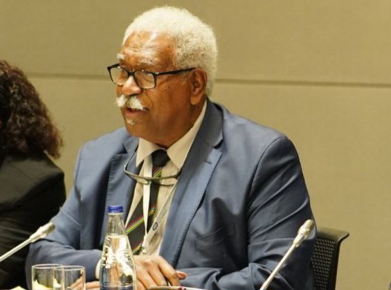 aircenteraz's tweet photo. #France, which keeps New Caledonia under #colonization, is not a model country that adheres to international law - Rock Wamytan, Chairman of the Parliament of #NewCaledonia
#NAM
#NonAlignedMovement https://t.co/NPBKQZn2l3