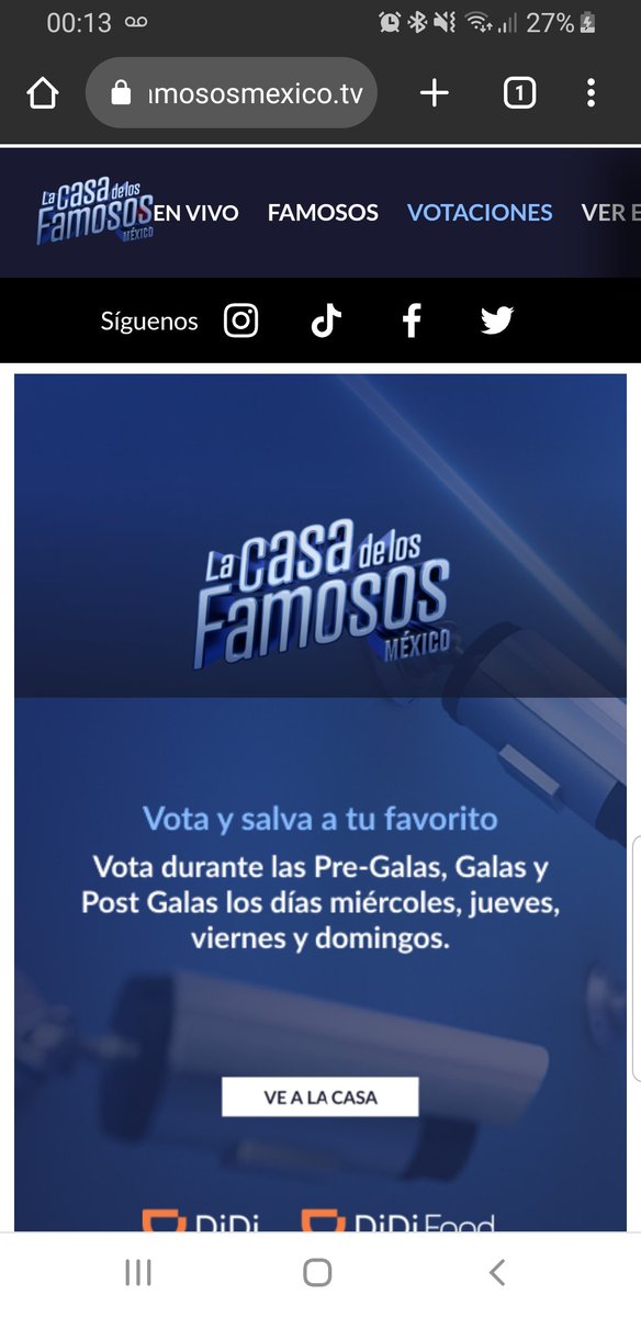 luisaemi06's tweet photo. #LaCasaDeLosFamososMx #LCDLFMX  #TeamInfierno 
Alguien que me Oriente, no me carga la opción de votar y no se como hacerle😪 https://t.co/OqeNH2u4QX
