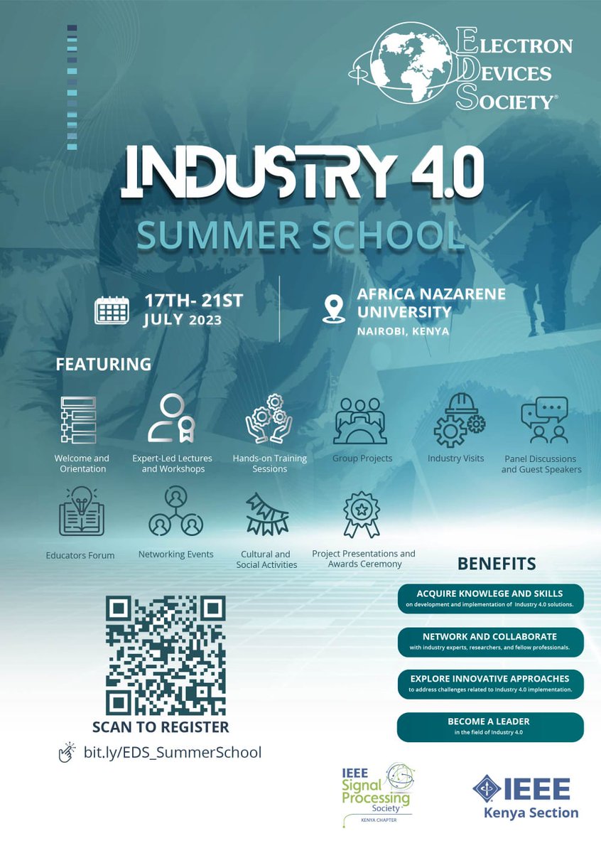 KenyaEds89728's tweet photo. Amidst the variety of activities scheduled for you include :
~Expert-led lectures and Workshops.
~Hands-on Training sessions.
~Industry visits.
~Panel discussions and guest speakers.
~Cultural &amp; Social activities.
~Educators forum &amp; Project presentations.

https://t.co/GyUYVwqzF0 https://t.co/HV43qyVt3P