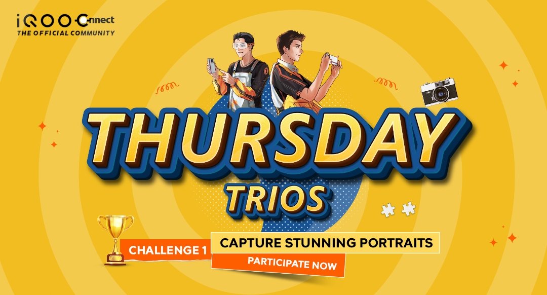 TechSAM009's tweet photo. Hey Questers!
#ThursdayTrios Challenge 1 is live on #iQOOCommunity #iQOOConnect.
Do participate in this contest and win* iQOO GIFTS๐
Link: https://t.co/F2p9zU7J2c
@IqooInd
@parakram_h https://t.co/C633iebV75