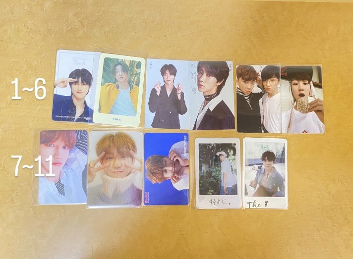 s___y_24's tweet photo. SEVENTEEN THE8 トレカ 買取

譲 画像のもの

求 買取

1~9 1枚600円
10.11 1枚1300円
12~80 1枚 400円

まとめての方、条件の良い方を優先させていただきます。メルカリでのお取引または福岡市内であれば手渡し可能です。

お気軽にリプまたはDMお願い致します🙇🏼‍♀️
 #SEVENTEEN  #SEVENTEENトレカ交換 https://t.co/6RM1bMeImL