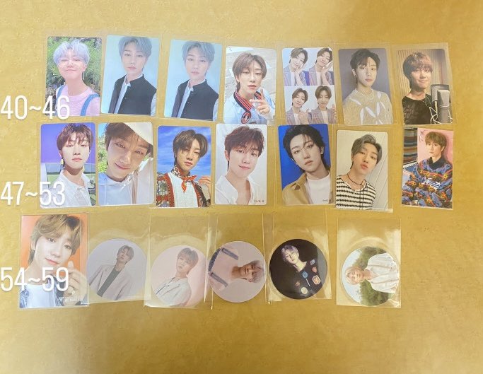 s___y_24's tweet photo. SEVENTEEN THE8 トレカ 買取

譲 画像のもの

求 買取

1~9 1枚600円
10.11 1枚1300円
12~80 1枚 400円

まとめての方、条件の良い方を優先させていただきます。メルカリでのお取引または福岡市内であれば手渡し可能です。

お気軽にリプまたはDMお願い致します🙇🏼‍♀️
 #SEVENTEEN  #SEVENTEENトレカ交換 https://t.co/6RM1bMeImL
