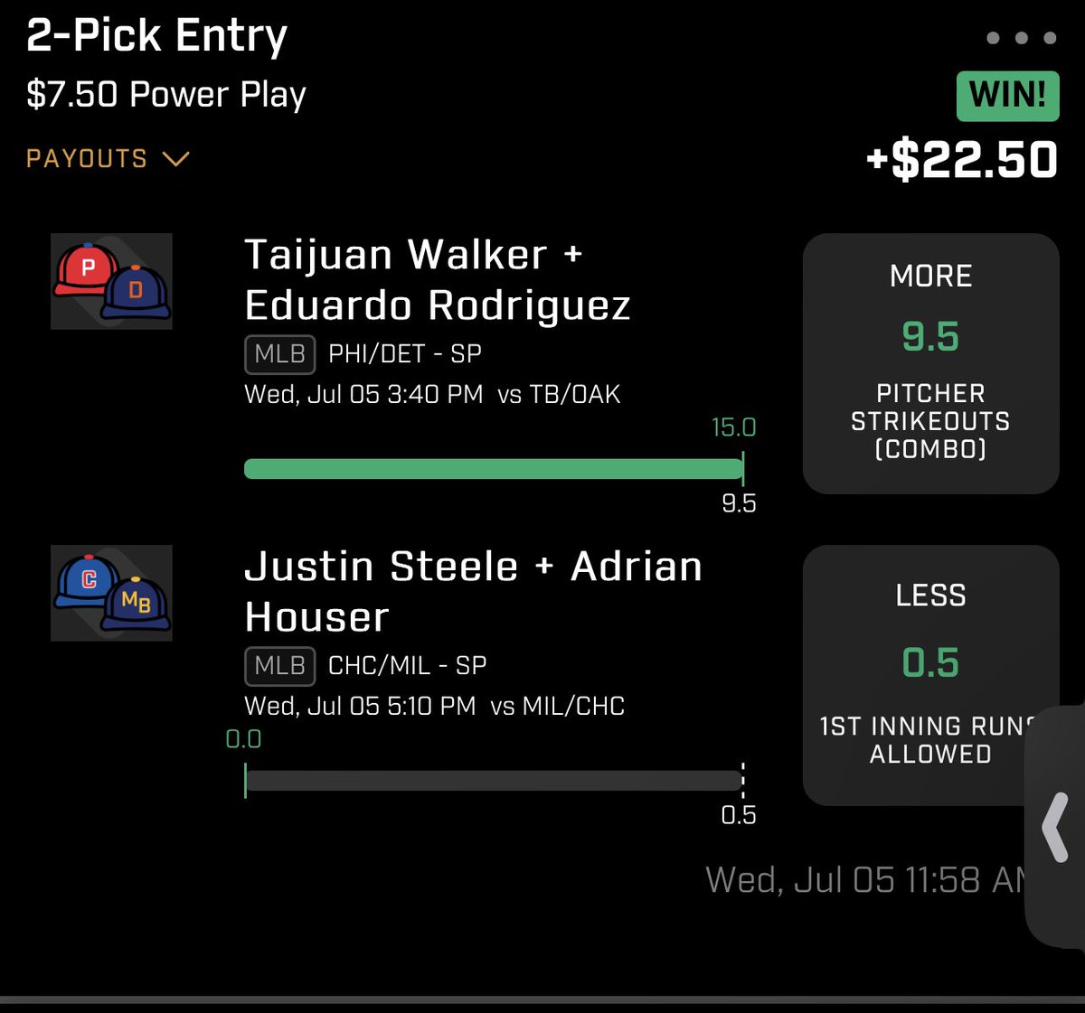FoolPPicks's tweet photo. GREAT PROFITS TODAY🤠

WE BACK TMR👀 

WNBA HOOKED ME, 6 MAN SOON…

#wnba #sportsbettingtwitter #prizepick #MLB #sportsbettingpicks https://t.co/CuUYjC5oAf