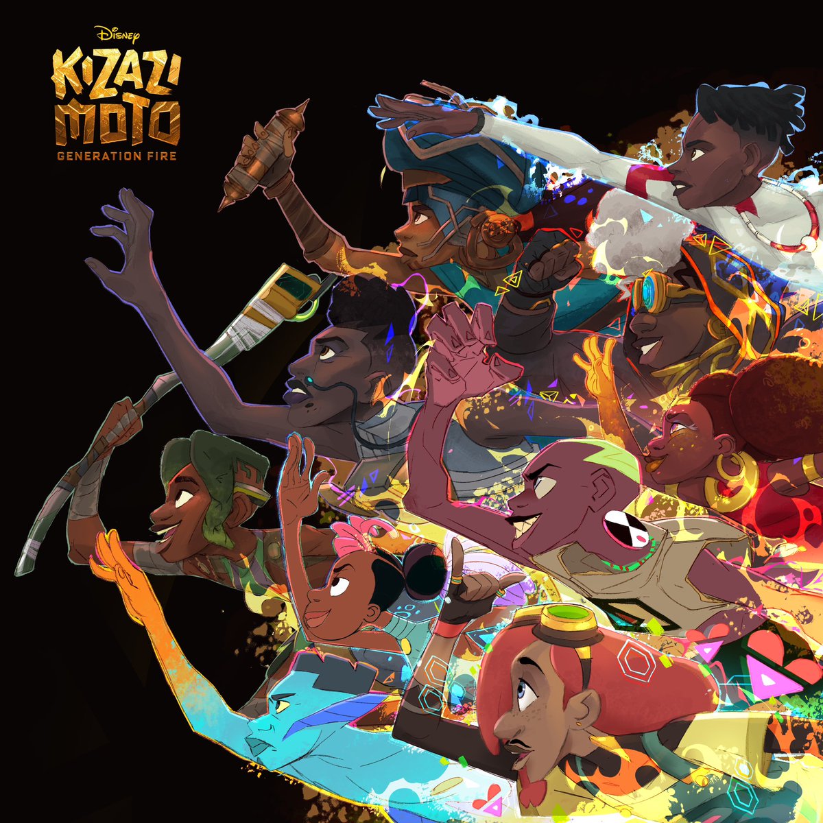 #KizaziMoto just dropped!!!

This is key art I did for it a while bay. Big S.O and congratulations to all the directors.

Check it out on Disney+!!!

#KizaziMoto #african #animation #disneyplus #disney #director #film #shortfilm #fire #explore