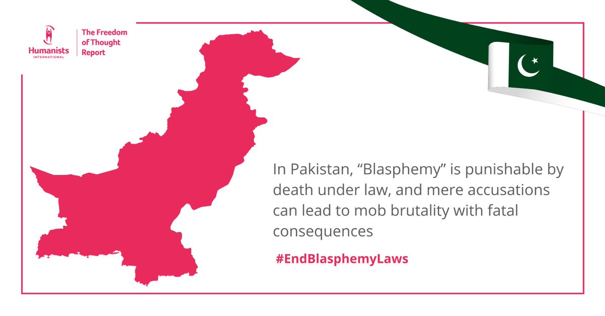 Blasphemy laws in #Pakistan carry a heavy price: if not a death sentence in court, the mere accusations could potentially put your life in danger. Know more by visiting our website: end-blasphemy-laws.org