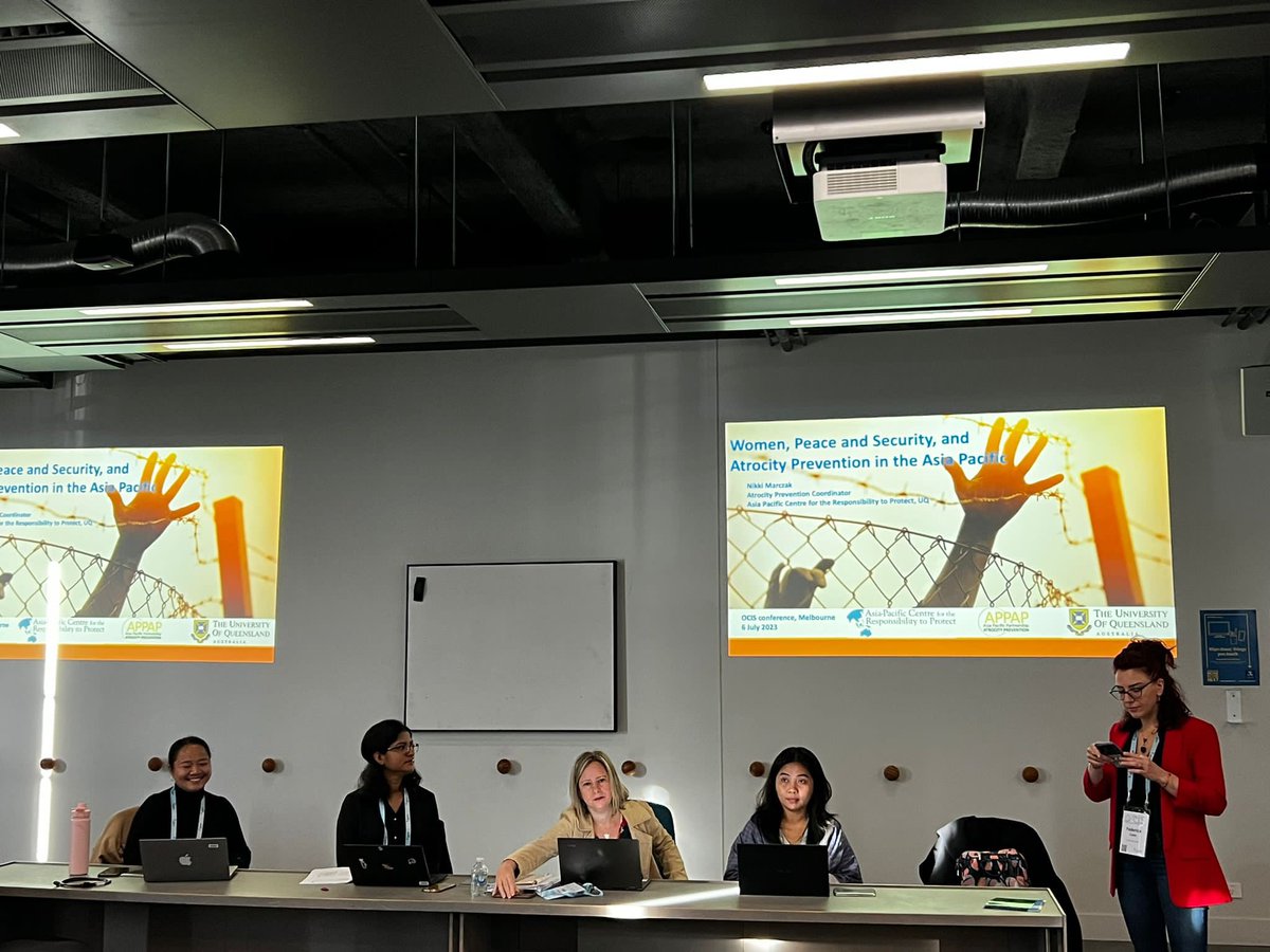 Queenie Tomaro (@queeniepvtomaro) on Twitter photo had the amazing opportunity to present the very early findings from my PhD project on the integration of WPS and Countering Violent extremism.. Straight from my fieldwork in Mindanao.. So lovely to be joined by brilliant co-panellists <a href="/lynrose_genon/">Lynrose Jane Genon</a> <a href="/PhyuPhyuOo2/">Phyu Phyu Oo</a> Nikki Marczak had the amazing opportunity to present the very early findings from my PhD project on the integration of WPS and Countering Violent extremism.. Straight from my fieldwork in Mindanao.. So lovely to be joined by brilliant co-panellists <a href="/lynrose_genon/">Lynrose Jane Genon</a> <a href="/PhyuPhyuOo2/">Phyu Phyu Oo</a> Nikki Marczak