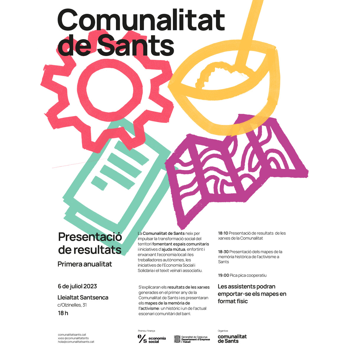 Aula d'idiomes (@auladidiomes) on Twitter photo ‼️Avui a les 18h estarem a la <a href="/Lleialtat/">Lleialtat Santsenca</a> presentant el mapa de les lluites, resistències i moviments socials del barri que hem fet conjuntament amb <a href="/ciutatinvisible/">LA CIUTAT INVISIBLE</a> i <a href="/laperacoop/">La Pera Comunicació</a> en el marc de les <a href="/ComunalitatSnts/">Comunalitat de Sants</a>
😊En faria molta il·lusió que vinguereu i us emporteu un a casa ‼️Avui a les 18h estarem a la <a href="/Lleialtat/">Lleialtat Santsenca</a> presentant el mapa de les lluites, resistències i moviments socials del barri que hem fet conjuntament amb <a href="/ciutatinvisible/">LA CIUTAT INVISIBLE</a> i <a href="/laperacoop/">La Pera Comunicació</a> en el marc de les <a href="/ComunalitatSnts/">Comunalitat de Sants</a>
😊En faria molta il·lusió que vinguereu i us emporteu un a casa