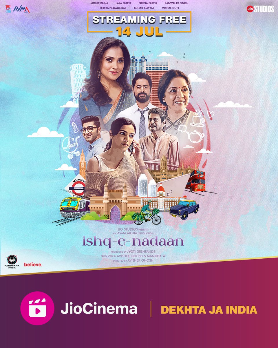 Shriya Pilgaonkar (@shriyap) on Twitter photo Been wanting to do a sweet love story . 🍿🫶🏼Here are 3 ! 😊
Our film #IshqENaadanOnJioCinema streaming free, 14 july onwards.
Ab har hawa ke jhoke mein hogi ek nayi pyaar ki kahani...witness the city of dreams ki anokhi love stories 🌃❤️
<a href="/jiostudios/">Jio Studios</a> @jiocinema Been wanting to do a sweet love story . 🍿🫶🏼Here are 3 ! 😊
Our film #IshqENaadanOnJioCinema streaming free, 14 july onwards.
Ab har hawa ke jhoke mein hogi ek nayi pyaar ki kahani...witness the city of dreams ki anokhi love stories 🌃❤️
<a href="/jiostudios/">Jio Studios</a> @jiocinema