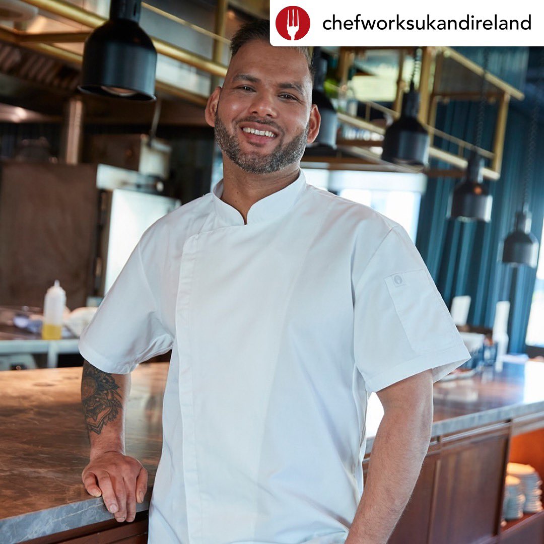 @chefworksukandireland @chef_hira_thakur wears the Cannes Sustainable Coat, featuring short sleeves and a single-breasted design for a smart, uncomplicated look that offers comfort in the kitchen. ✨ Click the link below to shop Chef Hira’s look 👇 ow.ly/aa2t50OxsyM