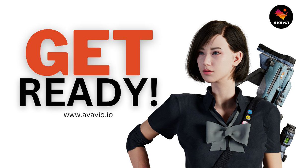 Avavio_Official's tweet photo. π’ Get ready Avavio! If you're ready for the next level of awesomeness, show us your excitement!
Drop a β€ in the comments, if you're ready to soar high with #Avavio.
#NFT #virtualhumannft #christine #blakeray #presale #whitelist #giveaway https://t.co/XomYOsC9k1
