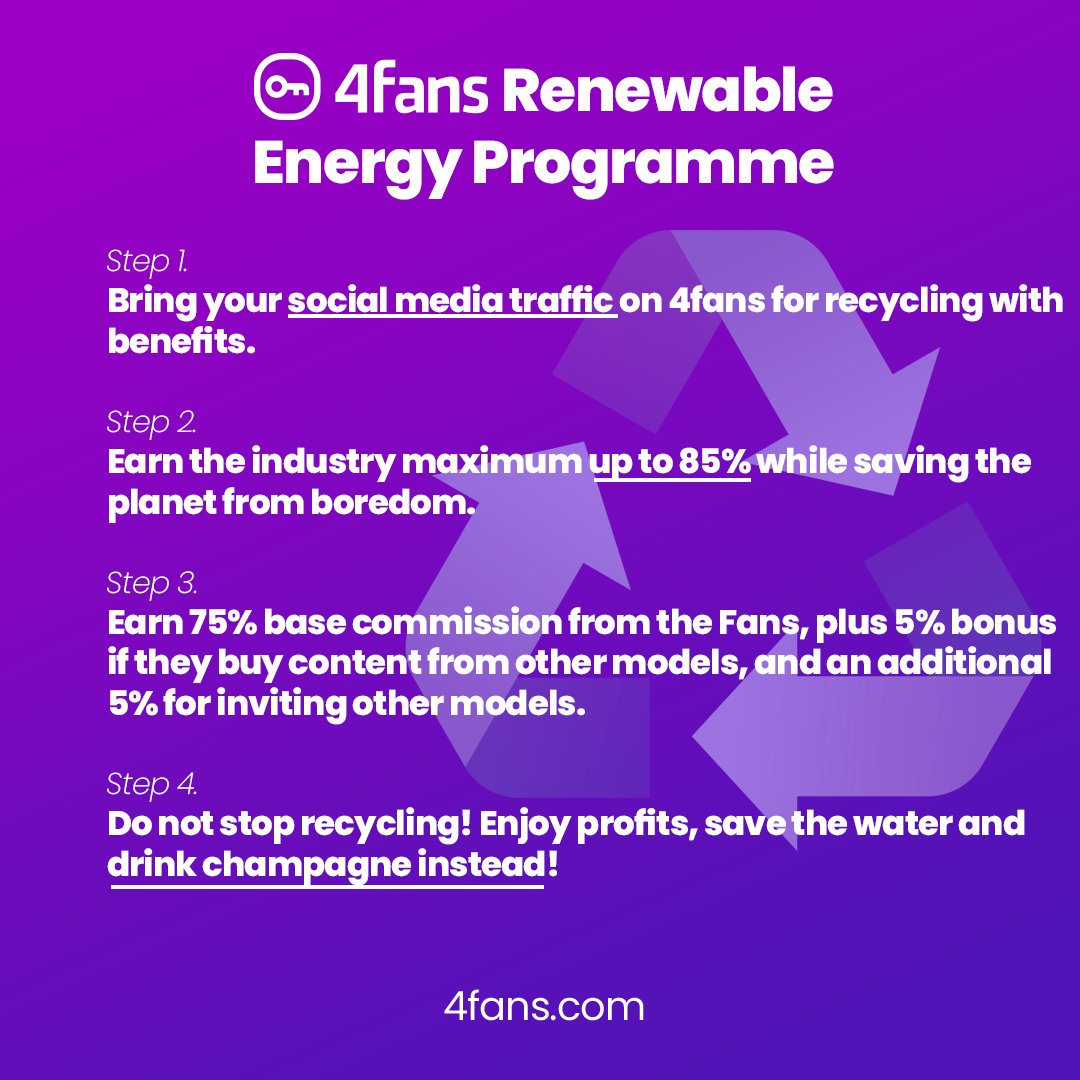 4fansplatform's tweet photo. Enjoy a lovely 5% passive income just by sharing your link on social media and getting 5% revenue from the fans spendings that you bring to the site!
#nsfw #adultplatform https://t.co/fKhTtmdVxs