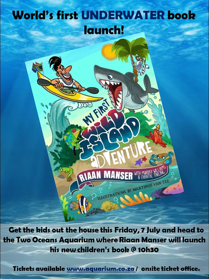 lovecapetown's tweet image. @2OceansAquarium will host legendary explorer @RiaanMOfficial for the “World’s First Underwater Book Launch” this Friday, 7 July 2023. Riaan's book, “My First Wild Island Adventure”, recounts his colossal journey, which saw him paddle 5 000km in 11 months. Details below 👇